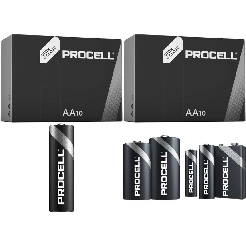 Duracell PROCELL AA / LR6 Standardbatterier 3016mAh 10